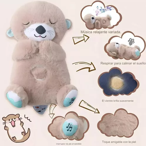 Peluche Nutria Que Respira Para Aliviar Ansiedad